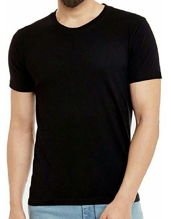 Minimalist Black Cotton T-Shirt